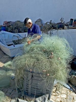 Old Algarve fisherman Old Algarve fisherman