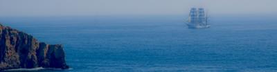 Sailing ship off Sagre Sailing ship off Sagre