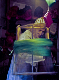 Thread seller - Marrakesh - crop Thread seller - Marrakesh, Morocco